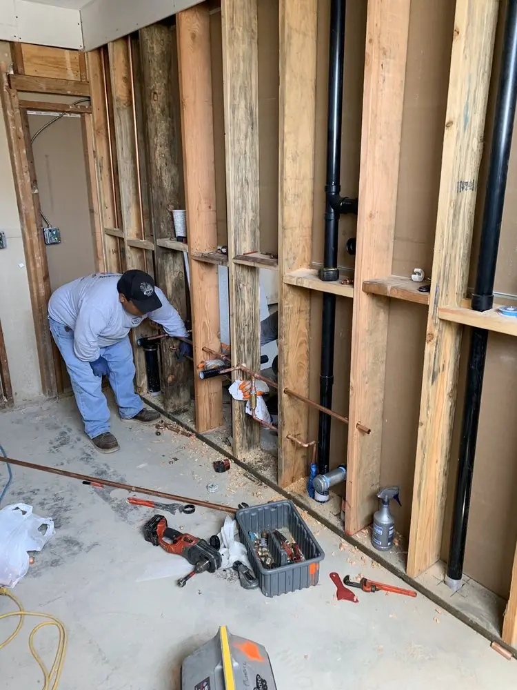 Commercial rough-in plumbing for Gas Line Repair in East Terrell Hills